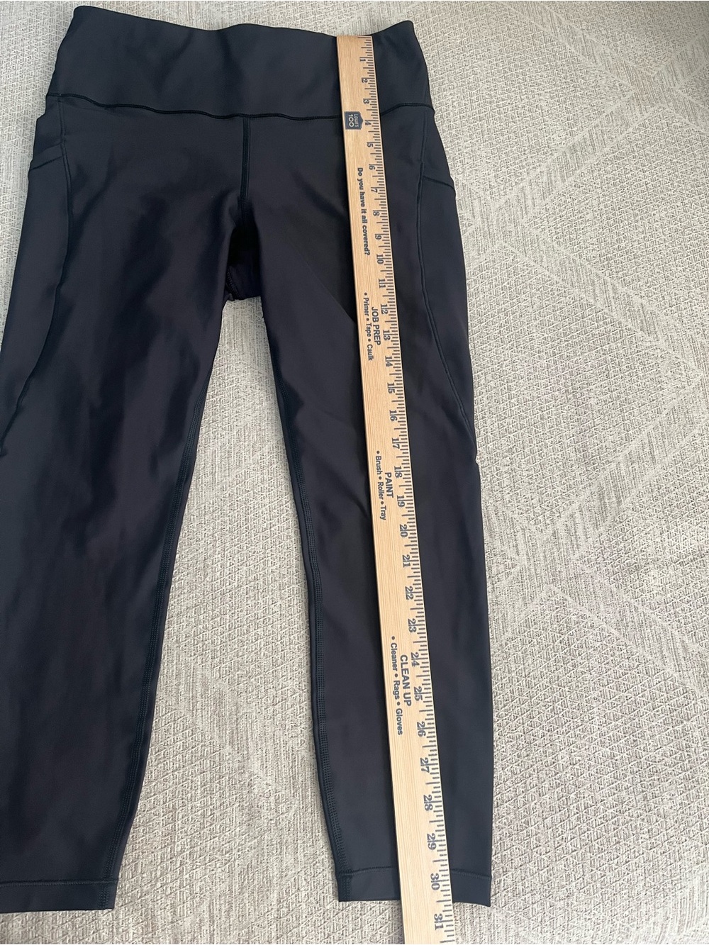 Athleta Interval Stash 7/8 Black High-Rise Performance Leggings - Picture 6 of 6